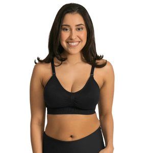 Kindred Bravely Simply Sublime Nursing Bra, M Busty, Black